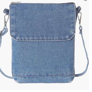 Denim Purse Blue Jean Purse Denim Crossbody Bags for Women
